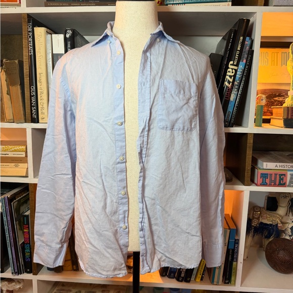 Zara Other - Zara Men's Light Blue Shirt Jacket